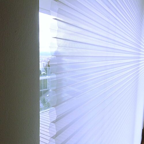 Comaldec Cortinas Persianas Celular Cloud Sheer IceWhite