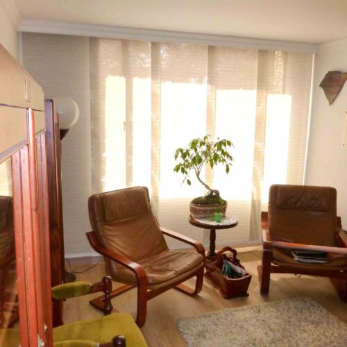 Comaldec Cortinas Persianas Panel Damasco Blanco